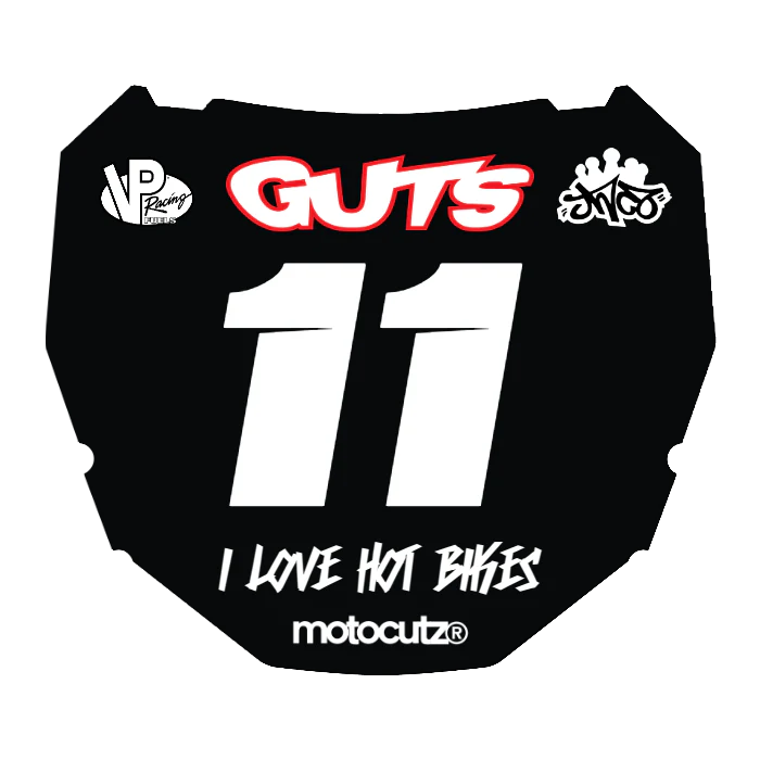 CUSTOM ODI NUMBER PLATE DECAL