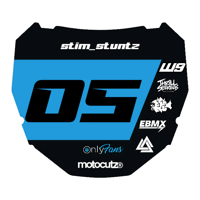 CUSTOM ODI NUMBER PLATE DECAL
