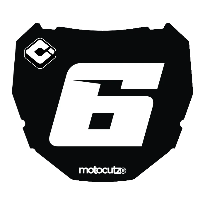 CUSTOM ODI NUMBER PLATE DECAL