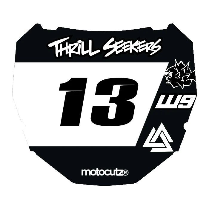 CUSTOM ODI NUMBER PLATE DECAL