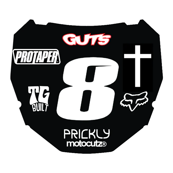 CUSTOM ODI NUMBER PLATE DECAL