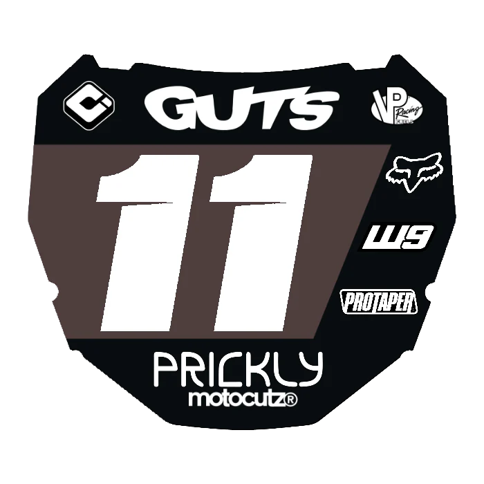 CUSTOM ODI NUMBER PLATE DECAL
