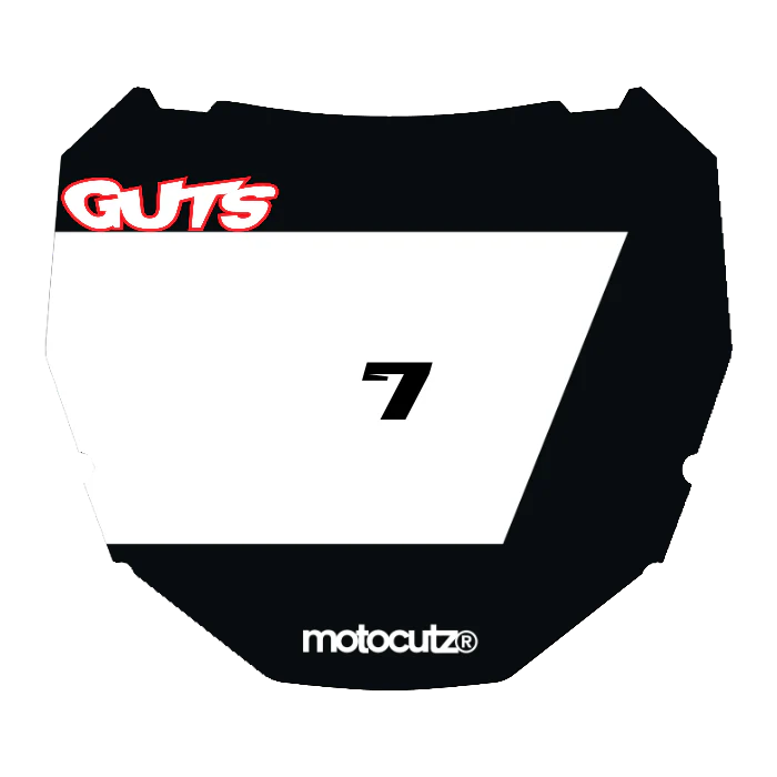 CUSTOM ODI NUMBER PLATE DECAL