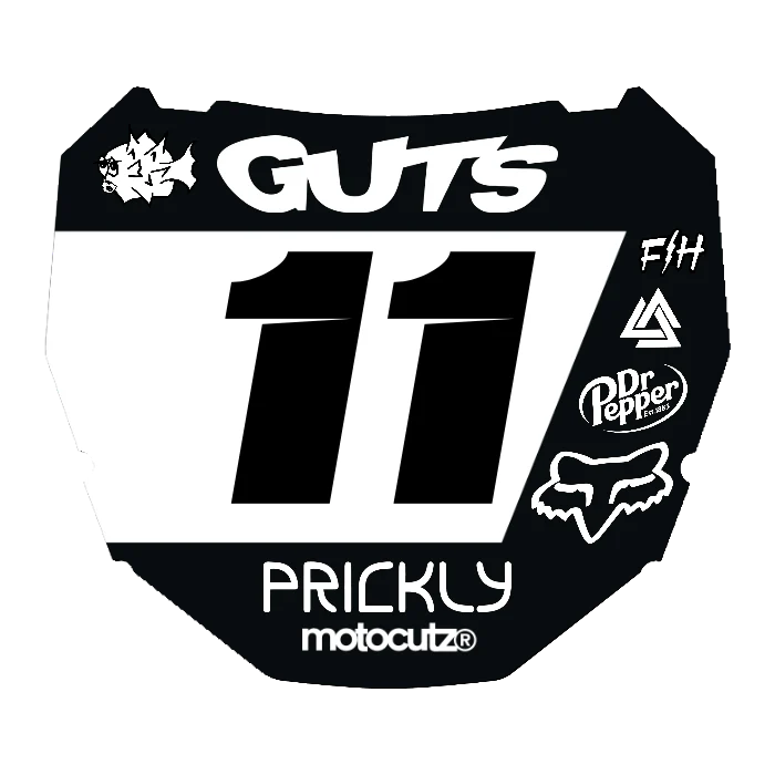 CUSTOM ODI NUMBER PLATE DECAL