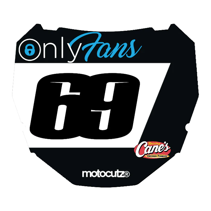 CUSTOM ODI NUMBER PLATE DECAL