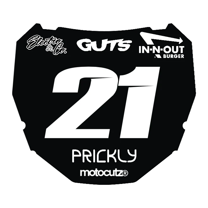 CUSTOM ODI NUMBER PLATE DECAL