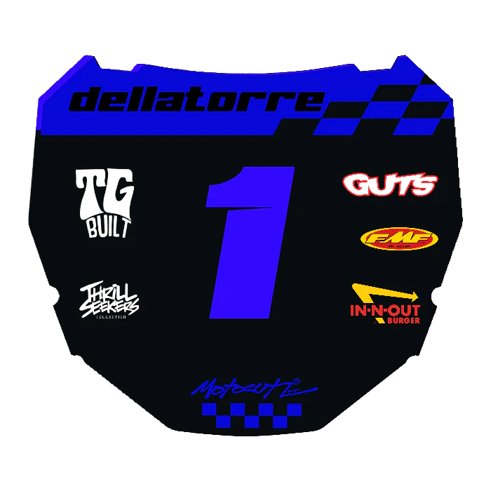 CUSTOM ODI NUMBER PLATE DECAL