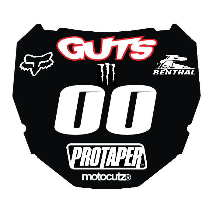 CUSTOM ODI NUMBER PLATE DECAL