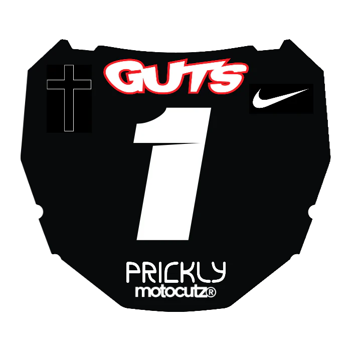CUSTOM ODI NUMBER PLATE DECAL