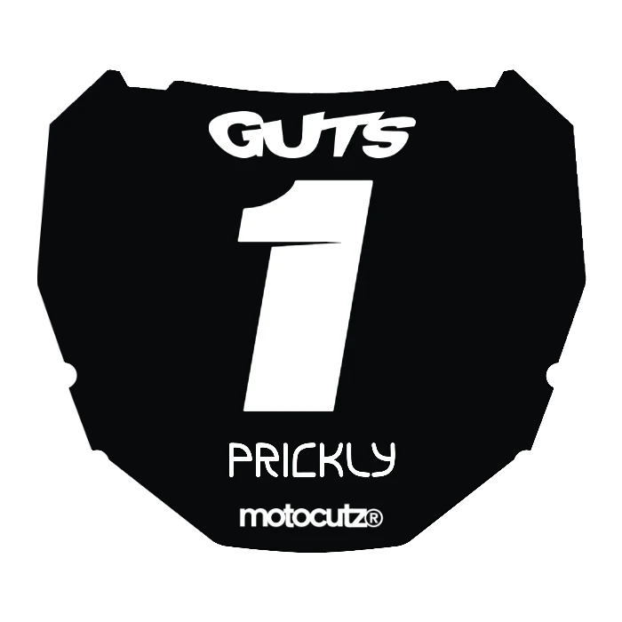 CUSTOM ODI NUMBER PLATE DECAL
