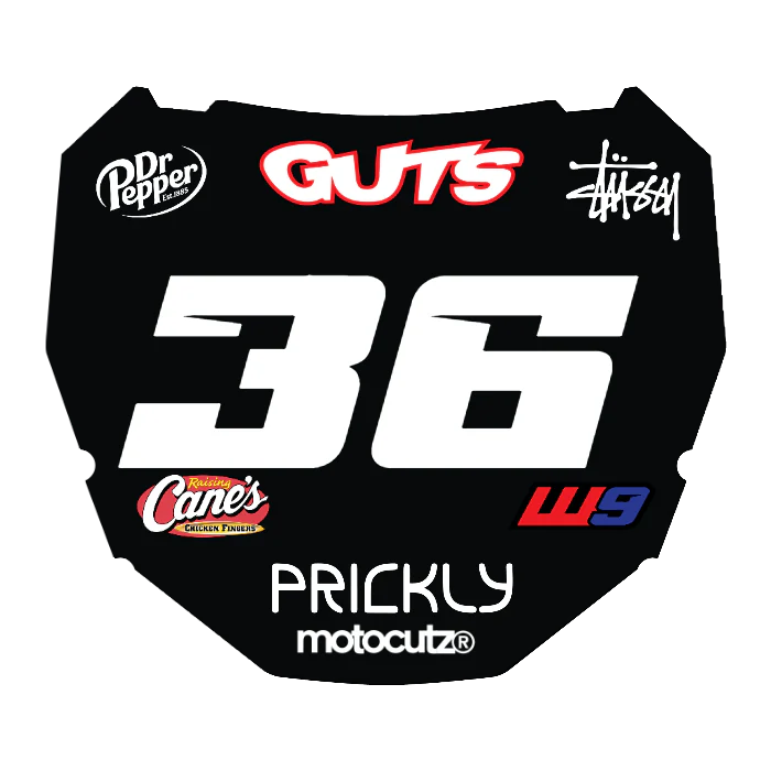 CUSTOM ODI NUMBER PLATE DECAL