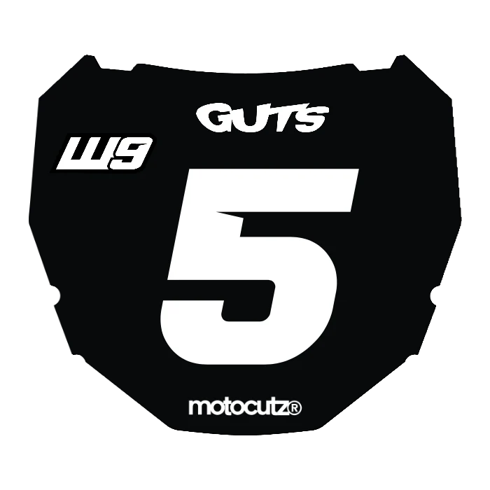 CUSTOM ODI NUMBER PLATE DECAL