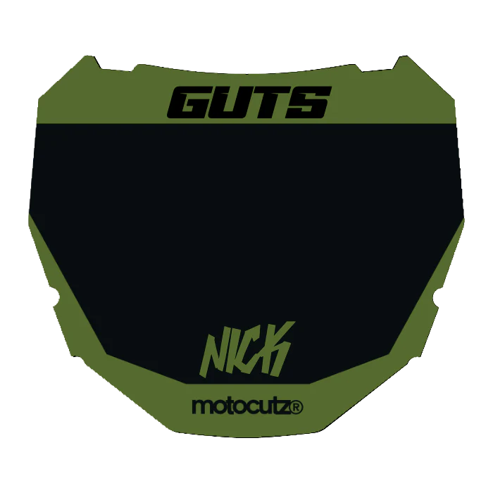CUSTOM ODI NUMBER PLATE DECAL