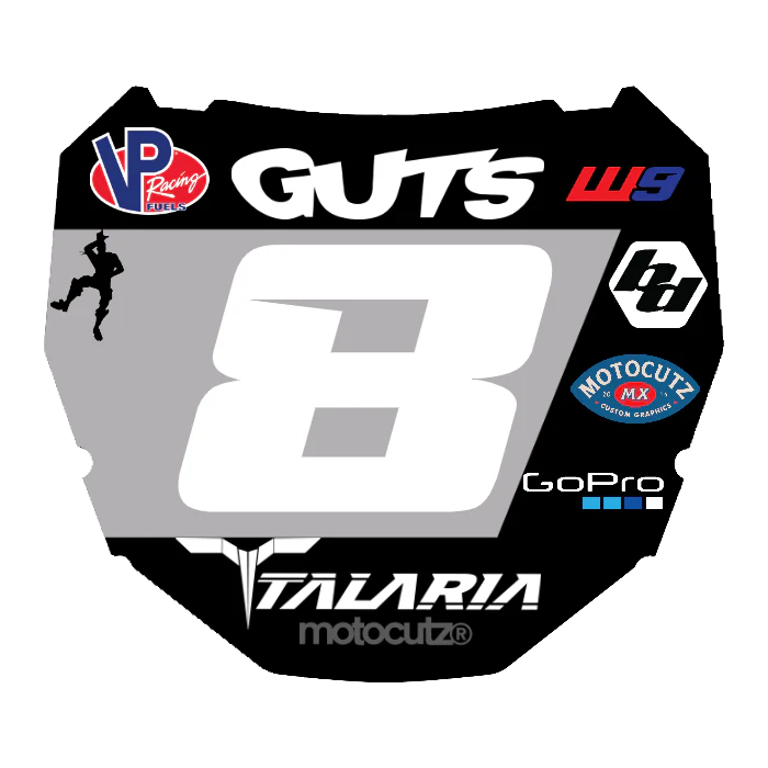 CUSTOM ODI NUMBER PLATE DECAL