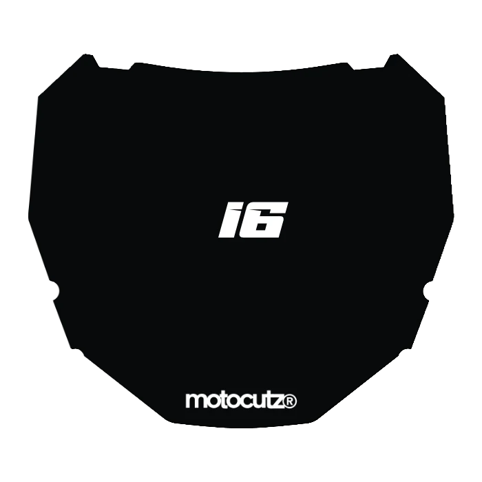 CUSTOM ODI NUMBER PLATE DECAL