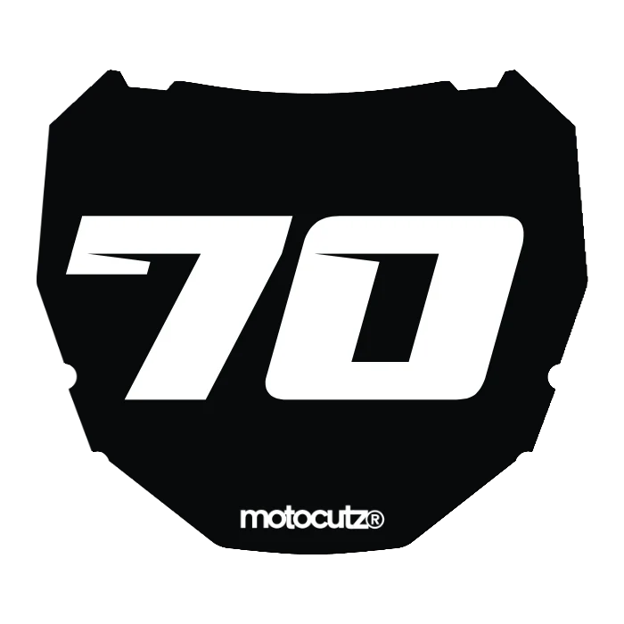 CUSTOM ODI NUMBER PLATE DECAL