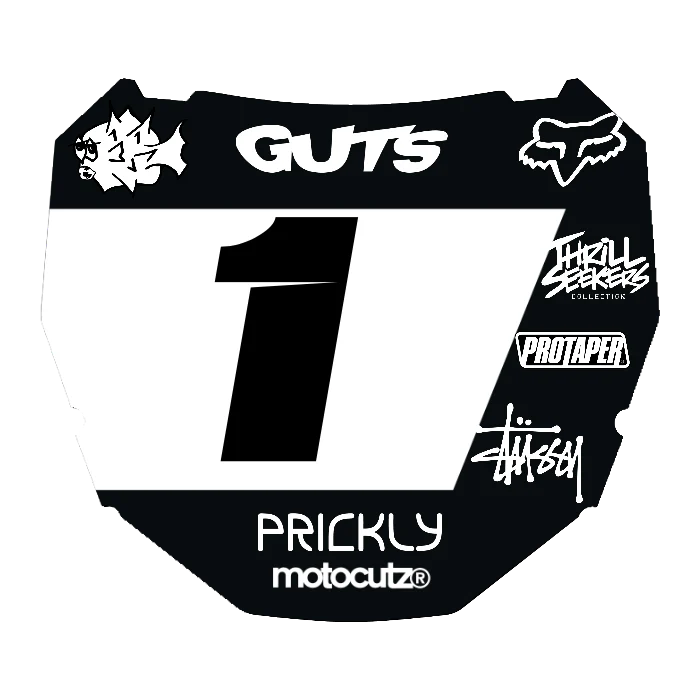 CUSTOM ODI NUMBER PLATE DECAL