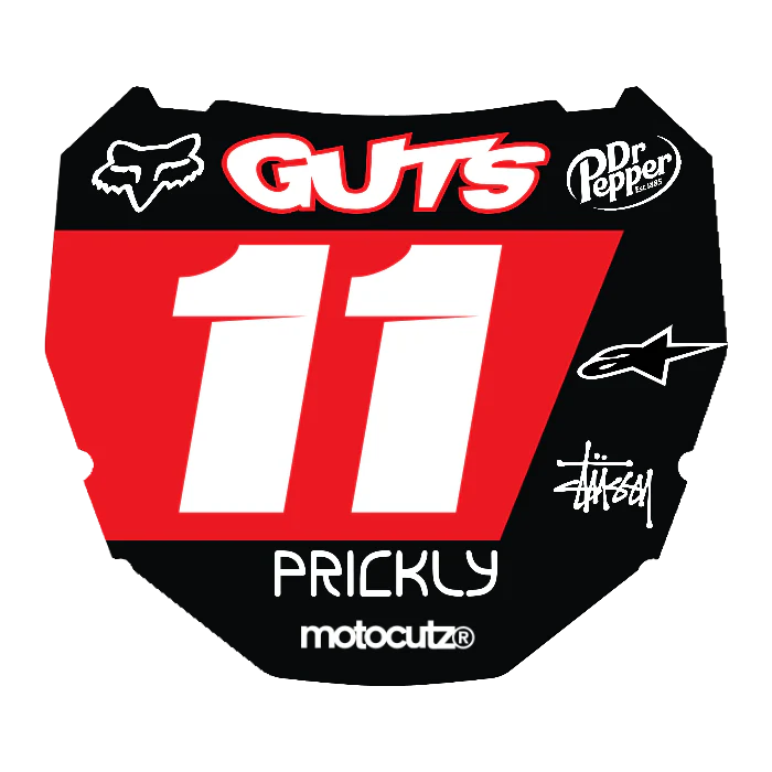 CUSTOM ODI NUMBER PLATE DECAL