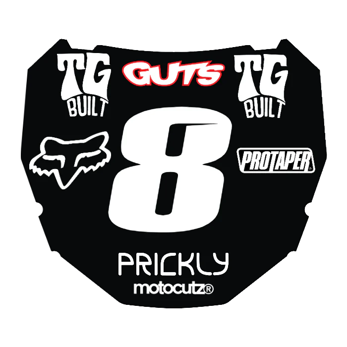 CUSTOM ODI NUMBER PLATE DECAL
