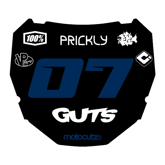 CUSTOM ODI NUMBER PLATE DECAL