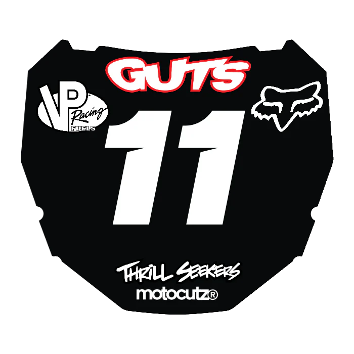 CUSTOM ODI NUMBER PLATE DECAL