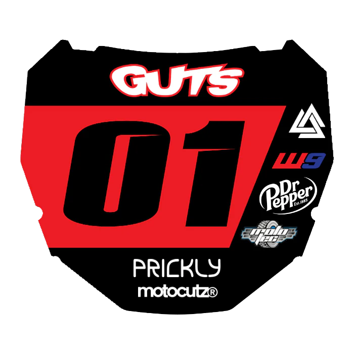 CUSTOM ODI NUMBER PLATE DECAL