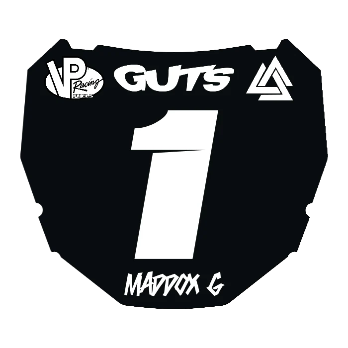 CUSTOM ODI NUMBER PLATE DECAL