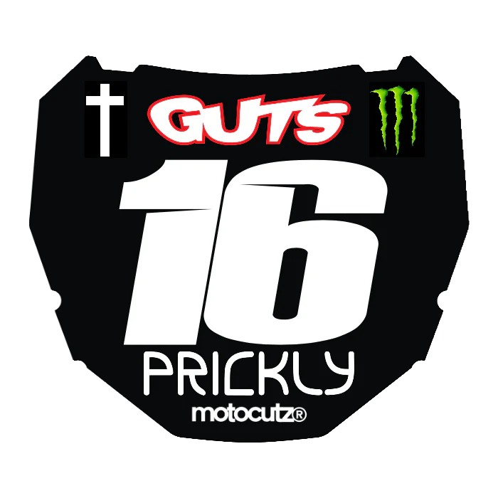 CUSTOM ODI NUMBER PLATE DECAL