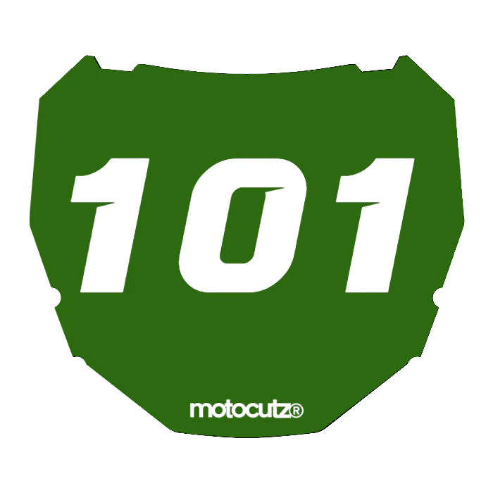 CUSTOM ODI NUMBER PLATE DECAL