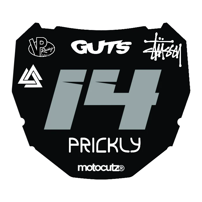 CUSTOM ODI NUMBER PLATE DECAL