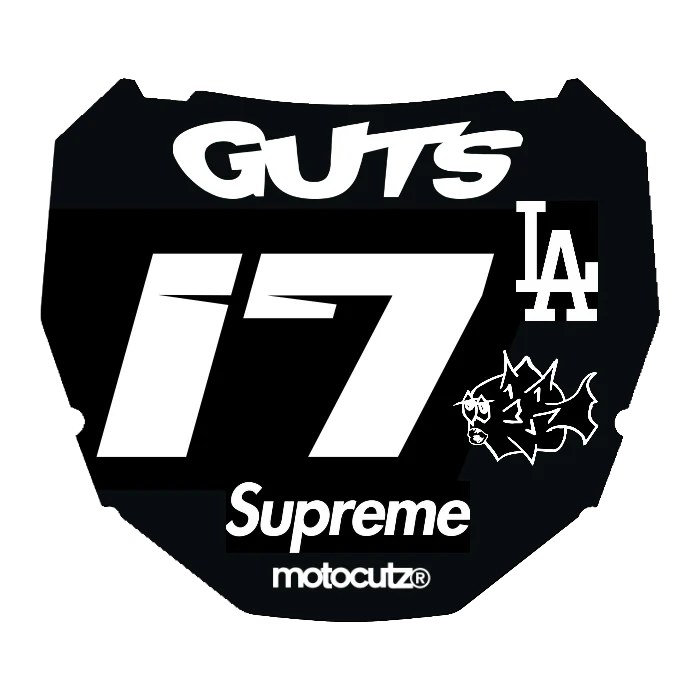 CUSTOM ODI NUMBER PLATE DECAL