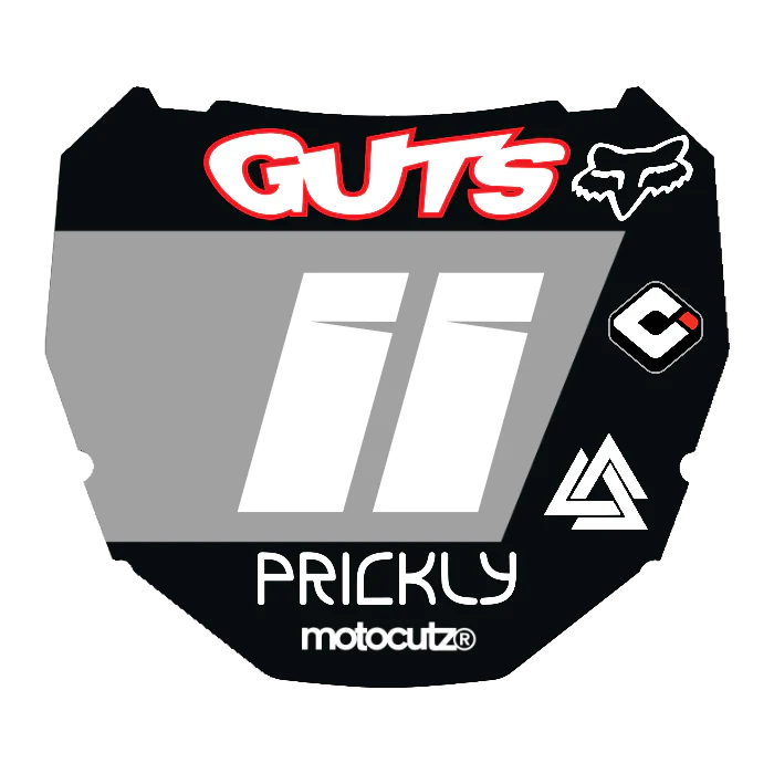 CUSTOM ODI NUMBER PLATE DECAL
