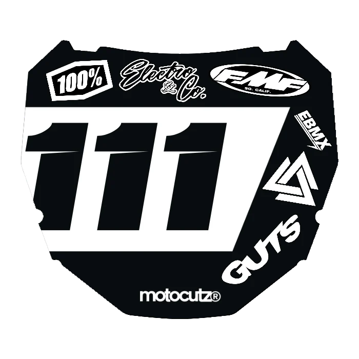 CUSTOM ODI NUMBER PLATE DECAL