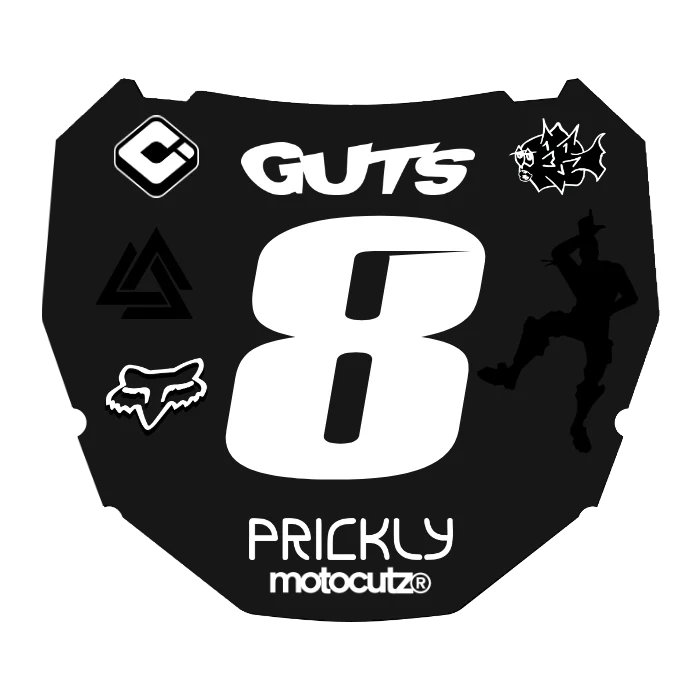 CUSTOM ODI NUMBER PLATE DECAL