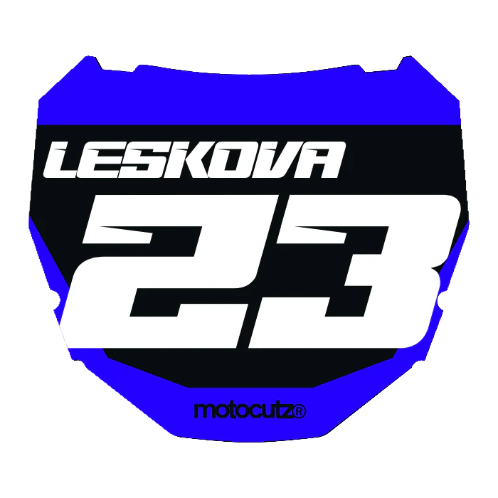 CUSTOM ODI NUMBER PLATE DECAL