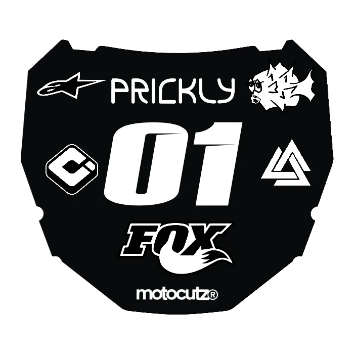 CUSTOM ODI NUMBER PLATE DECAL