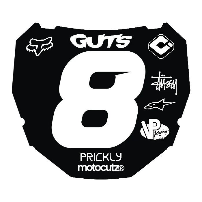 CUSTOM ODI NUMBER PLATE DECAL