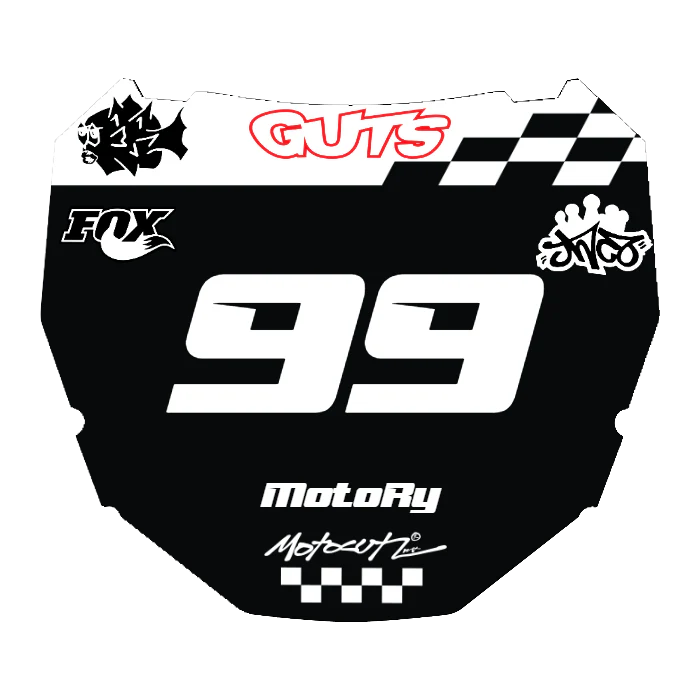 CUSTOM ODI NUMBER PLATE DECAL