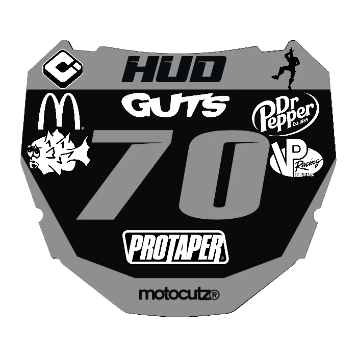 CUSTOM ODI NUMBER PLATE DECAL