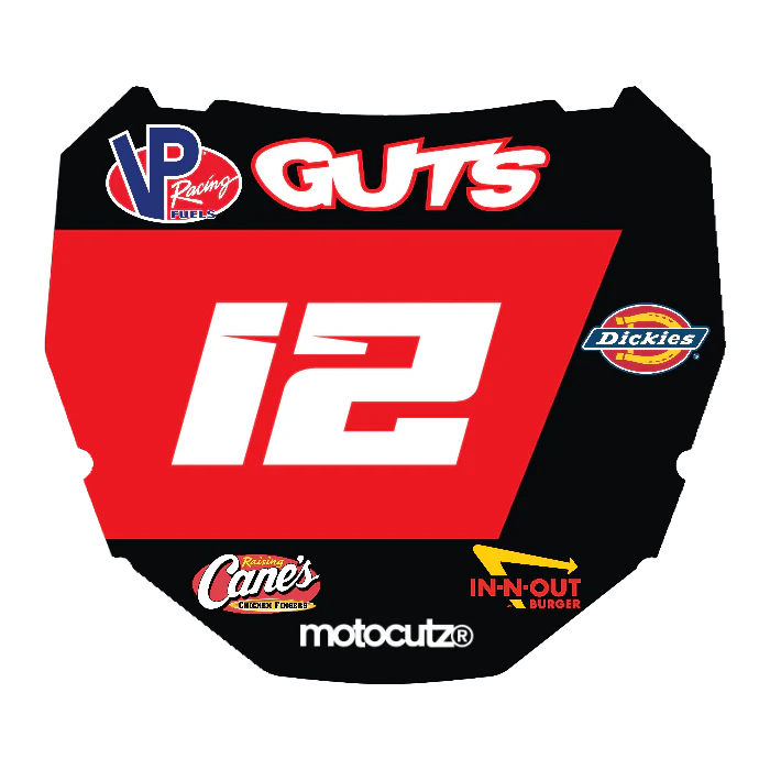 CUSTOM ODI NUMBER PLATE DECAL
