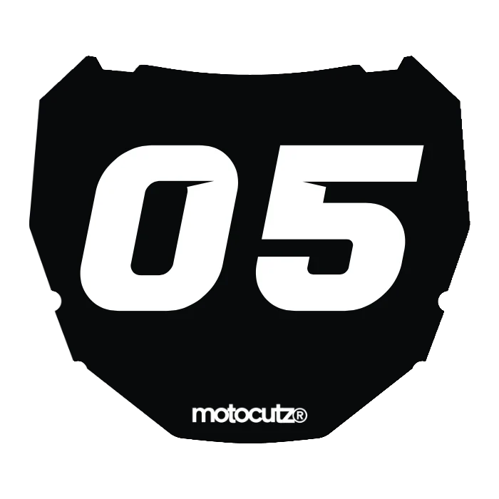 CUSTOM ODI NUMBER PLATE DECAL