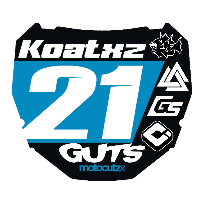 CUSTOM ODI NUMBER PLATE DECAL