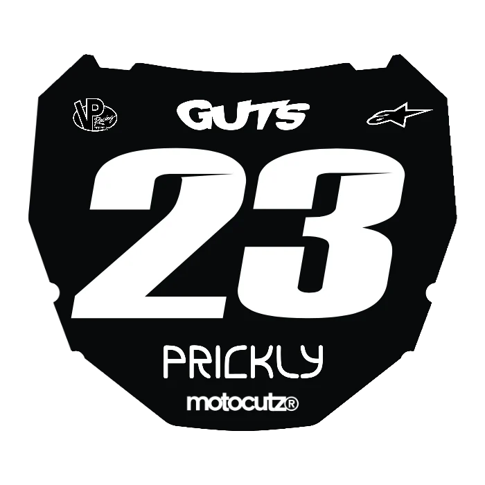 CUSTOM ODI NUMBER PLATE DECAL