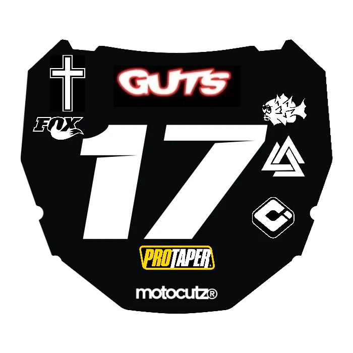 CUSTOM ODI NUMBER PLATE DECAL
