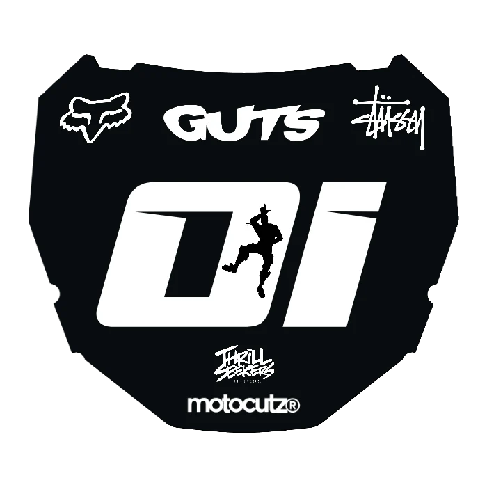 CUSTOM ODI NUMBER PLATE DECAL