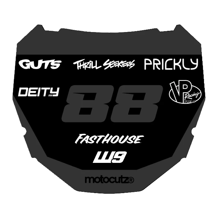 CUSTOM ODI NUMBER PLATE DECAL