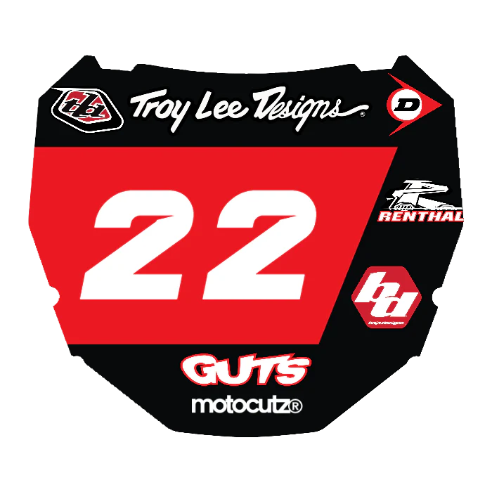 CUSTOM ODI NUMBER PLATE DECAL