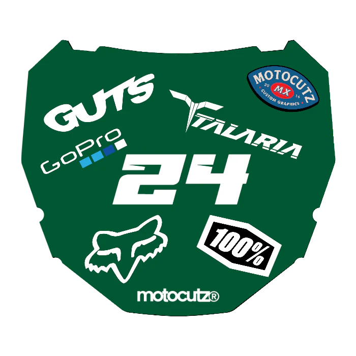 CUSTOM ODI NUMBER PLATE DECAL