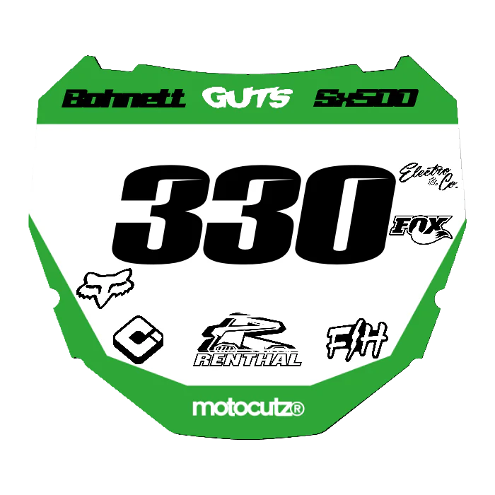 CUSTOM ODI NUMBER PLATE DECAL