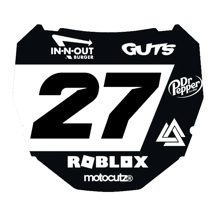 CUSTOM ODI NUMBER PLATE DECAL